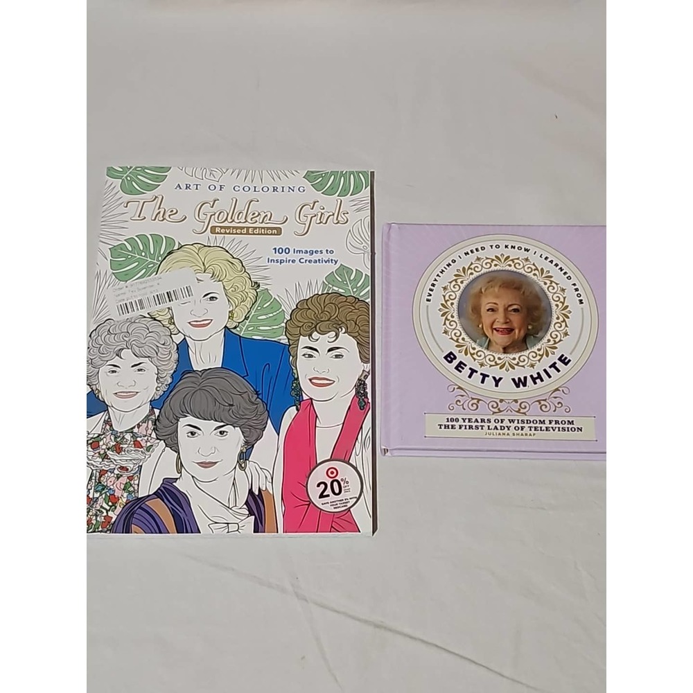 Lot of 2 Golden Girls Books